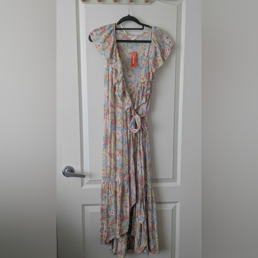 Jillian Harris x Joe Fresh Floral Wrap Dress